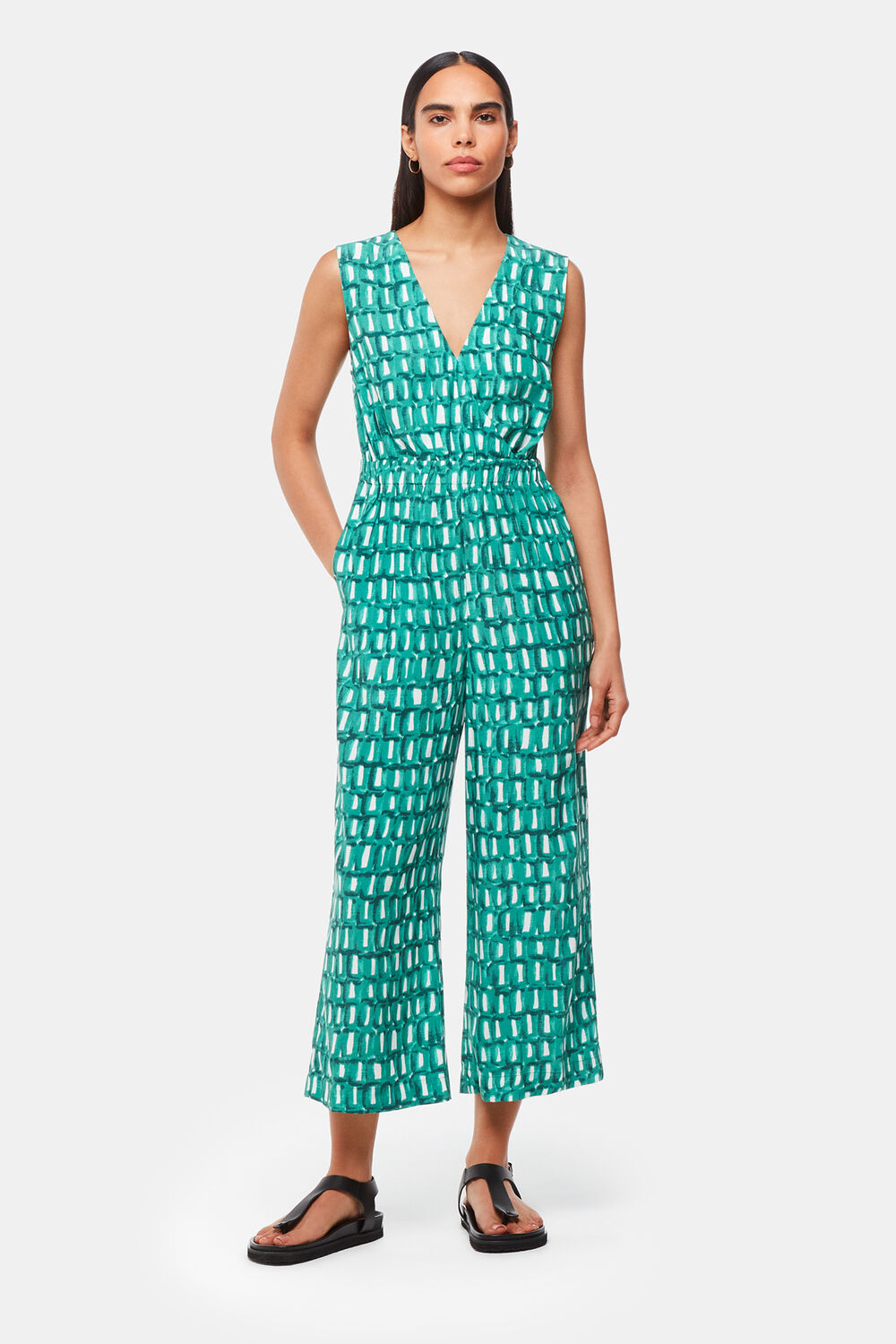 Linked Smudge Lorna Jumpsuit